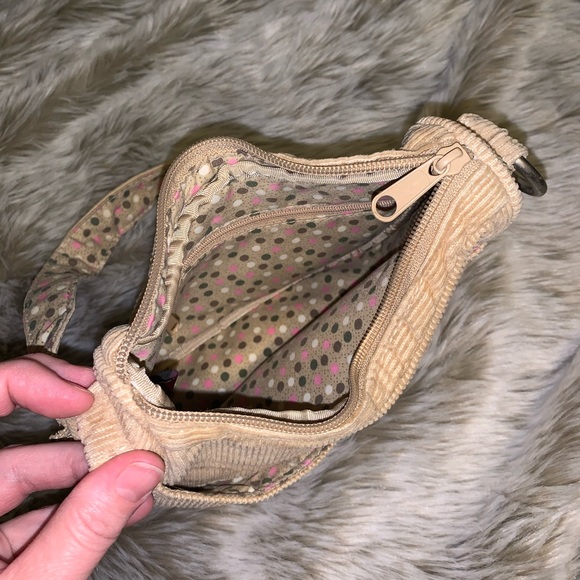 3/$25 Aero Mini Tan Corduroy Purse - Picture 3 of 3